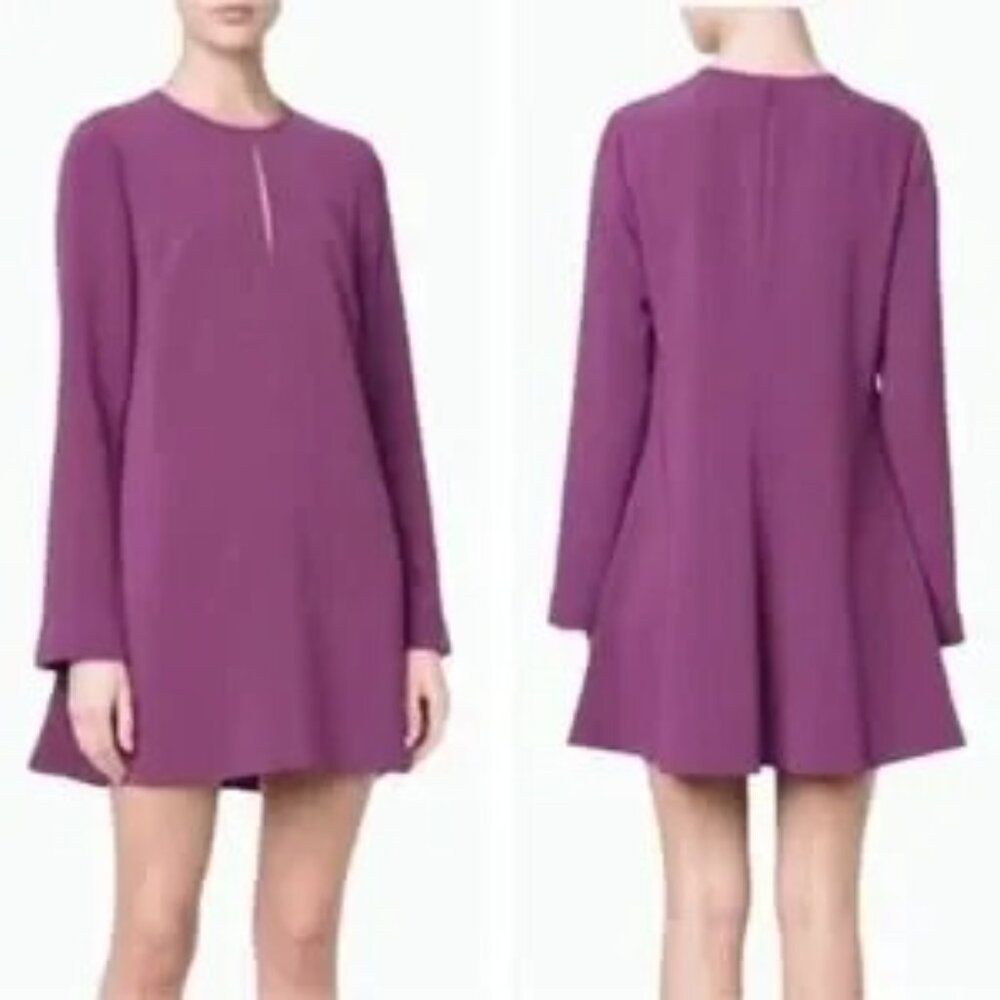 ELIZABETH AND JAMES Brianna Keyhole Long Sleeve Mini Dress Size 4